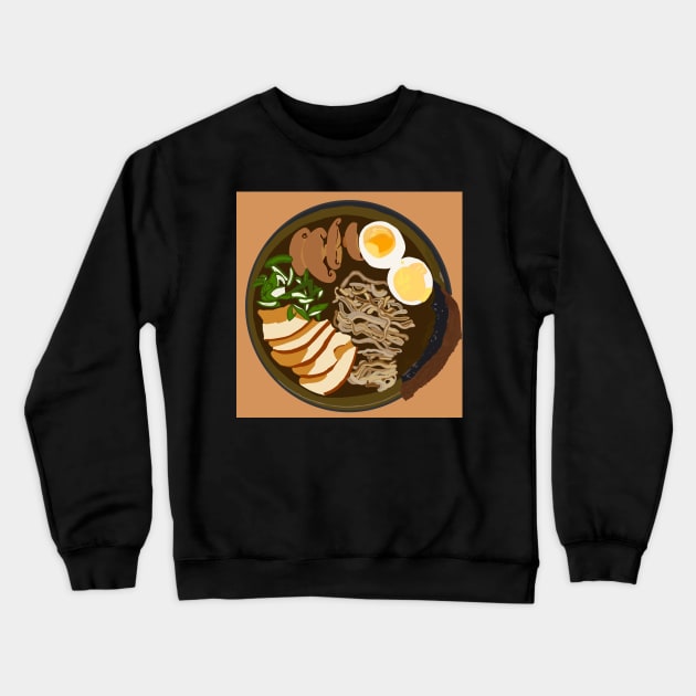 Ramen Delight! Crewneck Sweatshirt by Zombiefyed